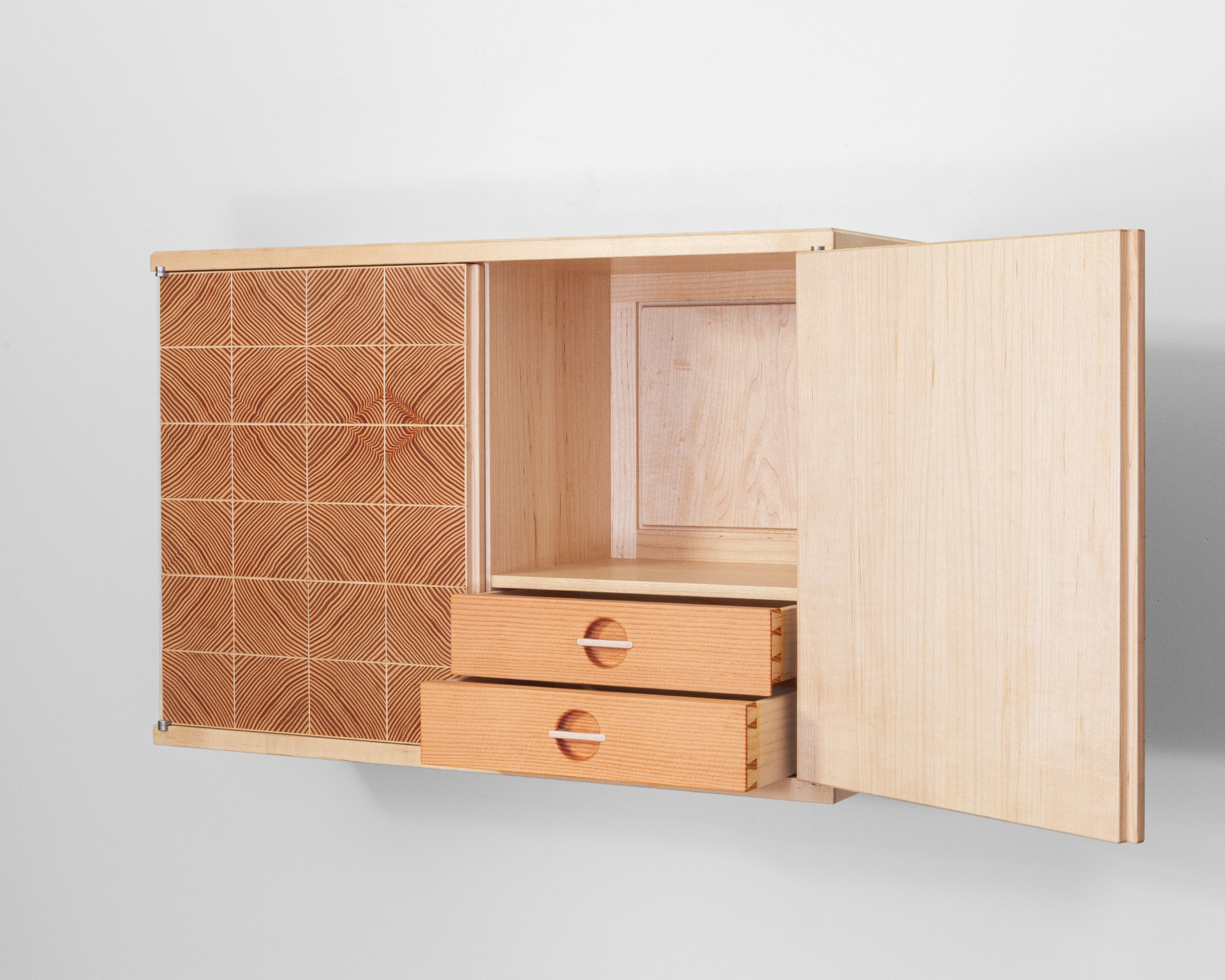 End Grain Wall Cabinet — view 5